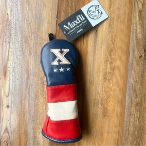 Maxfli Vintage Collection USA Red White and Blue Hybrid Golf Headcover